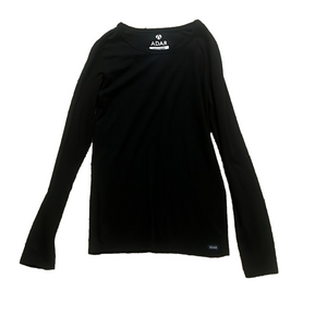 Adar Black Long Sleeve Top